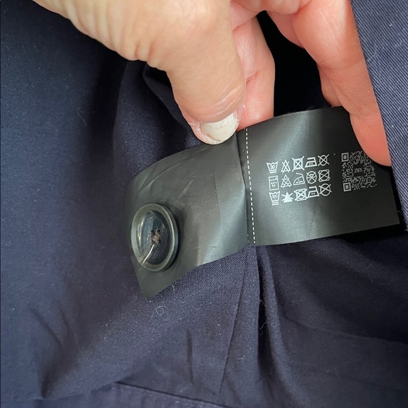 ZARA NEW Men's Indigo Blue Wax Effect Jacket, Size L - Picture 14 of 15